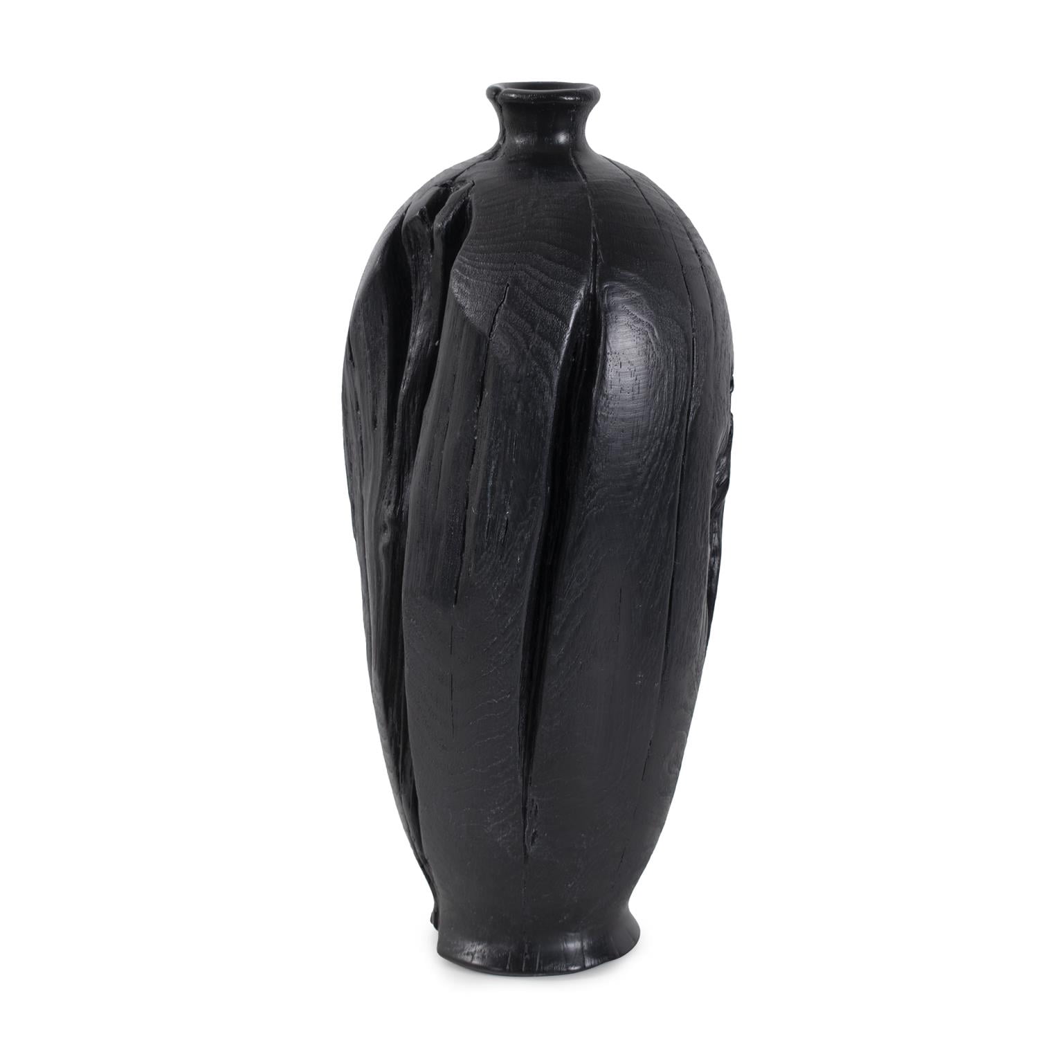 Haru Tall Vase in Black