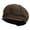 Brown, variant on Big Size Cotton Newsboy Hat - Brown XL-3XL