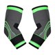 thumbnail image 2 of Naiovety Paquete de 2 coderas tejidas con soporte elástico, cómoda absorción de sudor, secado rápido, tenis, Golf, brazo, envoltura para el dolor Ropa Deportiva, Zapatos Verde L Naiovety OD023130-02, 2 of 6