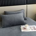 thumbnail image 2 of Funda de almohada de tela de terciopelo para dormir, ropa de cama de alta calidad, funda de almohada de Color sólido, funda de almohada de franela cálida de invierno, 2 of 5