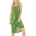 thumbnail image 4 of HAPPY BAY Women's Beach Wrap Bikini Swimwear Swim Cover up Summer Wraps Beachwear Sarong Coverups Skirts for Women One Size Shamrock Forest, Leaves, 4 of 5