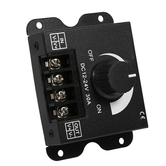 Led Dimmer Switch Led Dimmer Dc 12V - 24V Dimmer Knob Pwm Dimming Controller