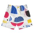 thumbnail image 7 of FORMRS Boys Swim Trunks Quick Dry Mesh Liner Boardshorts Sizes XS-XL, Blue Retro Shapes, 7 of 7
