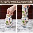 thumbnail image 6 of 6 Pcs Funny Kitchen Towels,Multicolor Christmas Tree and Ornament Pattern Microfiber Dish Towels,Kitchen Tea Towels,Kitchen Towel Set (18" X 26"), 6 of 7