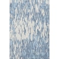 thumbnail image 4 of HomeRoots 675149 9 x 12 ft. Denim Blue & Ivory Abstract Transitional Washable Machine Made Rectangle Area Rug with UV Protection, 4 of 9