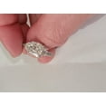 thumbnail image 5 of 4.8ct Princess Cut Bridal Wedding Engagement Ring Diamond Simulated 925 Sterling Silver Anniversary Rings SKU:00159, 5 of 5