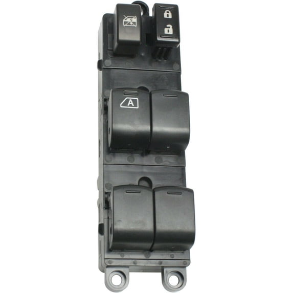 Power Window Switch Black Front Left Hand Side Driver LH For 08-10 Nissan Sentra