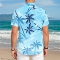 thumbnail image 4 of ZHANGDER Men's Hawaiian Shirts Casual Short Sleeve Button Down Shirt Beach Vacation Outfits, S-3XL, 4 of 7