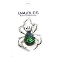 thumbnail image 2 of Belagio Rhinestone Spider Brooch, Iridescent Green, Sewing Fasteners, 1 Piece, 2 of 3