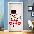 thumbnail image 2 of Christmas Door Sticker Decorations Snowman Design For Window Door Refrigerator Made Of Pvc Material Removable And Reusable For Holiday Festivities 1Pc, 2 of 7