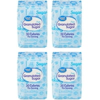 (4 Pack) Great Value Pure Cane Sugar, 4 lb