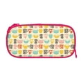 thumbnail image 5 of Uemuo Vintage Cup Printed Pencil Pen Case, Portable Pencil Pouch with Zipper, Compact Stationery Bag Makeup Bag, Pencil Bag for Home Office, 5 of 9