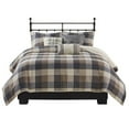 thumbnail image 2 of Madison Park 100 Percent Polyester Herringbone Printed Coverlet Set in Brown, 2 of 4