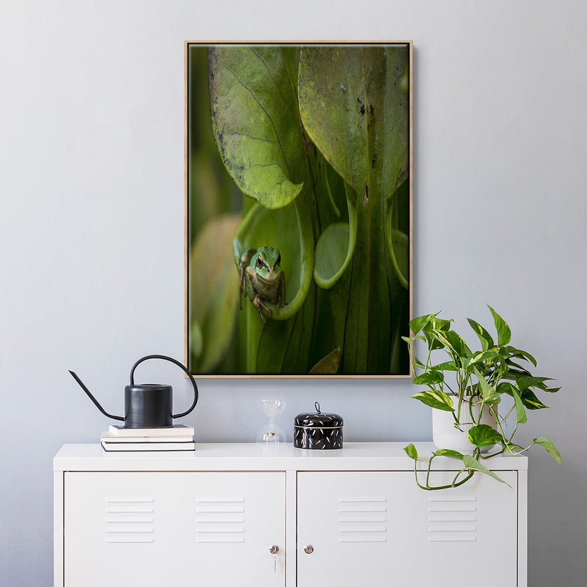 Arboreal Refuge Framed Premium Gallery Wrapped Canvas - Ready to Hang