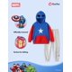 thumbnail image 3 of Conjunto deportivo Marvel Capitán América 2 piezas gris para niños de 2 años, 3 of 6