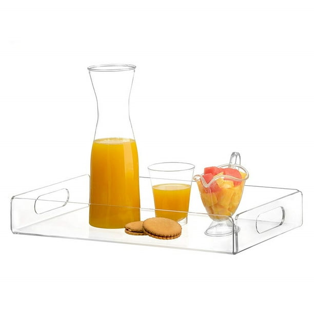 Acrylic Tray Tea Tray And Coffee Table Tray Breakfast Tray Clear