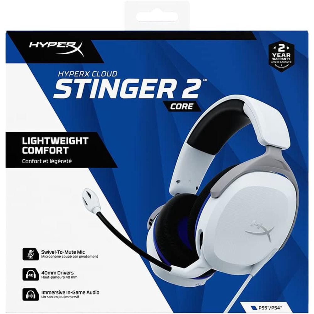 HyperX Cloud Stinger™ 2 Core Gaming Headset for PlayStation White