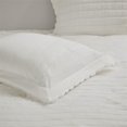 thumbnail image 4 of Couette en Fourrure Sculptée Amara 100% Polyester Madison Park en Ivoire, 4 of 10