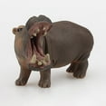 thumbnail image 3 of Simulation Animaux Sauvages de Zoo Chimpanzés Lion Tigre Cheval Modèle Figurines d'Action Ours Hippopotame Autruche Rhinocéros Figurines Jouet pour Enfants, 3 of 7
