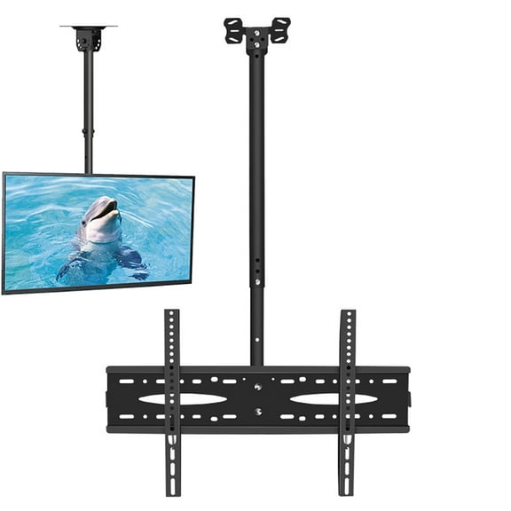 Outdoor TV Mount,Ceiling TV Mount - Swivel and Tilting Vertical VESA Universal Mounting Bracket, Mounts 32 to 70 Inch HDTV, LED, LCD, Plasma, Flat Screen Television Up to 110 lbs