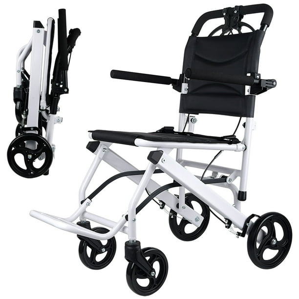 Ultra Lightweight Portable Transport Wheelchair Only Weight 16Lbs