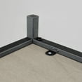 thumbnail image 6 of Eccostyle Solid Bamboo Steel Frame Coffee Table - Brushed Gray, 6 of 9