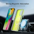thumbnail image 2 of Magnetic Case for iPhone 15 Pro Max, Compatible with MagSafe Charging, Shockproof Anti-scratch Protective Case PC Matte Translucent Ultra Thin Phone Cover for iPhone 15 Pro Max, Green, 2 of 5