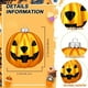thumbnail image 3 of 12 adornos de calabaza y bola navideña para Halloween | Decoraciones colgantes galvanizadas mate pintadas a mano | Decoración navideña ligera y duradera para celebrar en el árbol y el hogar, 3 of 7