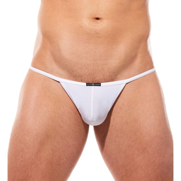 Men's Gregg Homme 190414 Yoga Breathable String Thong (White S)
