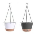 thumbnail image 5 of Mdesiwst 1 Set Plant Holder Drainage Detachable Tray Breathable Planting PP Resin Green Ivy Home Hanging Basket Garden Supplies, 5 of 8