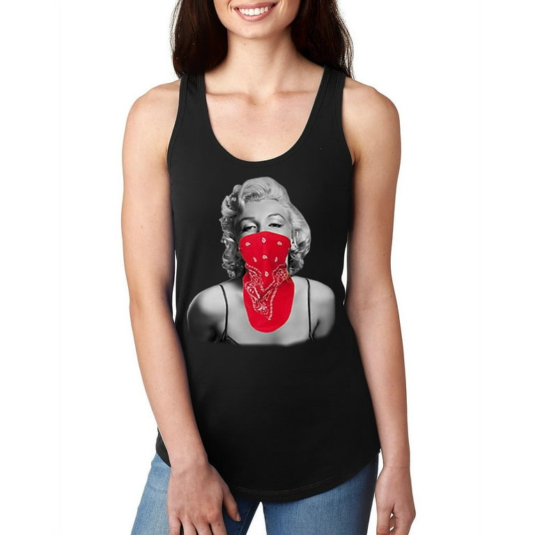 Marilyn monroe red bandana cheap shirt