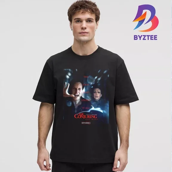 The Conjuring Last Rites Poster Only In Theaters 2025 T-Shirt