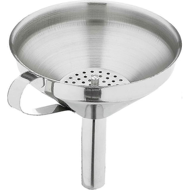 1 piece Funnel with stainless steel donkey 10.5 cm in diameter, 12 cm in height
