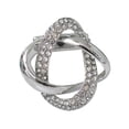 thumbnail image 2 of Anillo para bufanda, soporte para envolver a la moda, moderno para mujer, para ropa, pañuelo, Clip para chal de Metal, regalo de joyería, cierre de Plata, 2 of 8