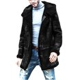 thumbnail image 2 of Mens Coat Imitation And Thick Coat Lamb Wool Work Jacket Top, 2 of 5
