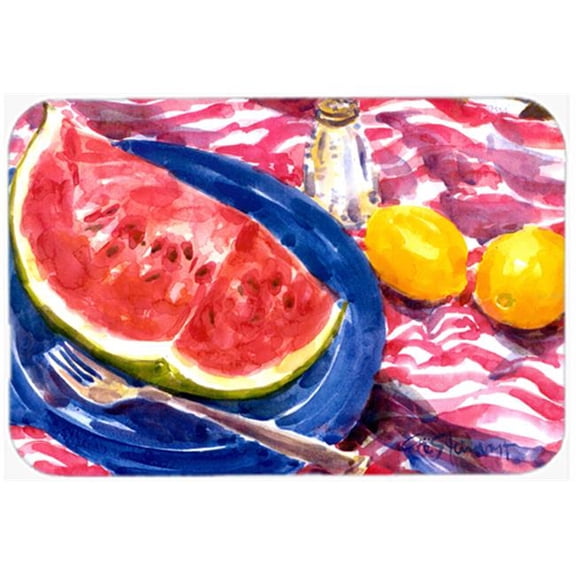 15 x 12 in. Watermelon Glass Cutting Board, Large
