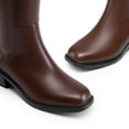 thumbnail image 3 of BURUDANI Womens Knee High Boots Side Zipper Low Heel Tall Boots for Fall Winter Fashion, 3 of 6