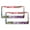Pattern-1044, variant on Watercolor Flowers License Plate Frame 2 Pcs Set Colorful Shabby Flowers Car Front License Plate Frame Car Accessories US Canada Standard 2 Holes Aluminum Metal License Plate Cover