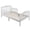 White, variant on Wooden Baby Toddler Bed Children Bedroom Furniture with Safety Guardrails Gray