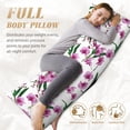 thumbnail image 3 of KLL Ultra Soft Microfiber Body Pillow Cover/Pillowcases 20"x54" with Hidden Zipper Closure-Orchids Flowers, 3 of 5