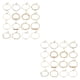 thumbnail image 4 of Minnieouse Pulseras de tobillo Cadenas de pie Joyas para el cuerpo Tobilleras de mujer para decoración de vestidos Type2 NO2 Minnieouse CBP220247, 4 of 6