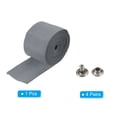 thumbnail image 3 of Uxcell 6.6Ft Polyester Rope Protector Sleeve 45mm Width Cable Lines Protective Cover, Gray, 3 of 6
