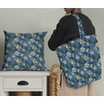 thumbnail image 5 of Soimoi Moss Georgette Fabric Monstera Leaf & Floral Print Fabric by The Yard 42 Inch Wide, 5 of 5