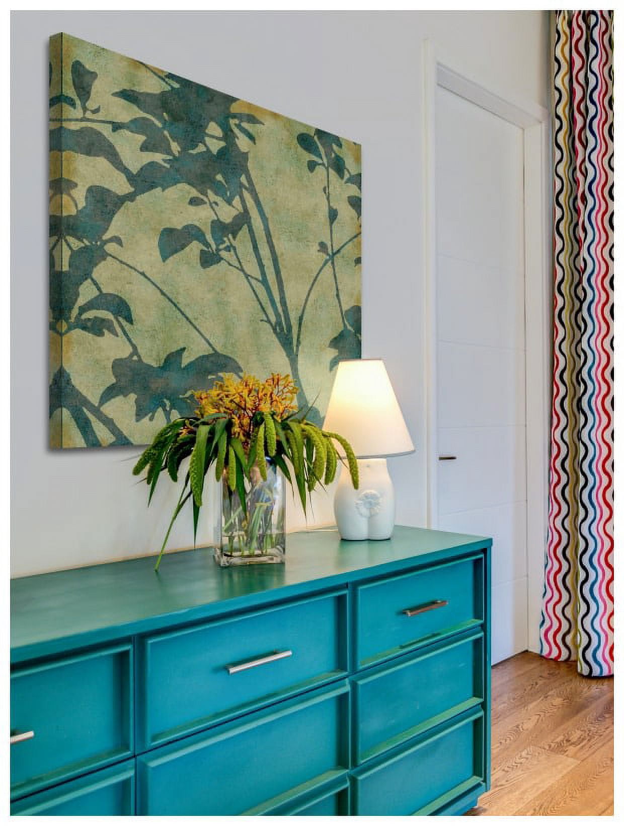 "Green Fall" Painting Print on Wrapped Canvas