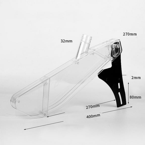 Lightweight Table Saw Safety Cover Transparent Dust Guard for 4 10 inch Saws