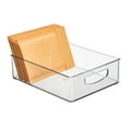 thumbnail image 4 of iDesign Recycled Plastic Large Stackable Kitchen Organizer Bin with Easy to Grip Integrated Handles, 4 of 5