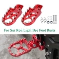 thumbnail image 1 of ALLTIMES Repose-Pieds en Aluminium Larges Repose-Pieds pour Sur Ron Light Bee, 1 of 9
