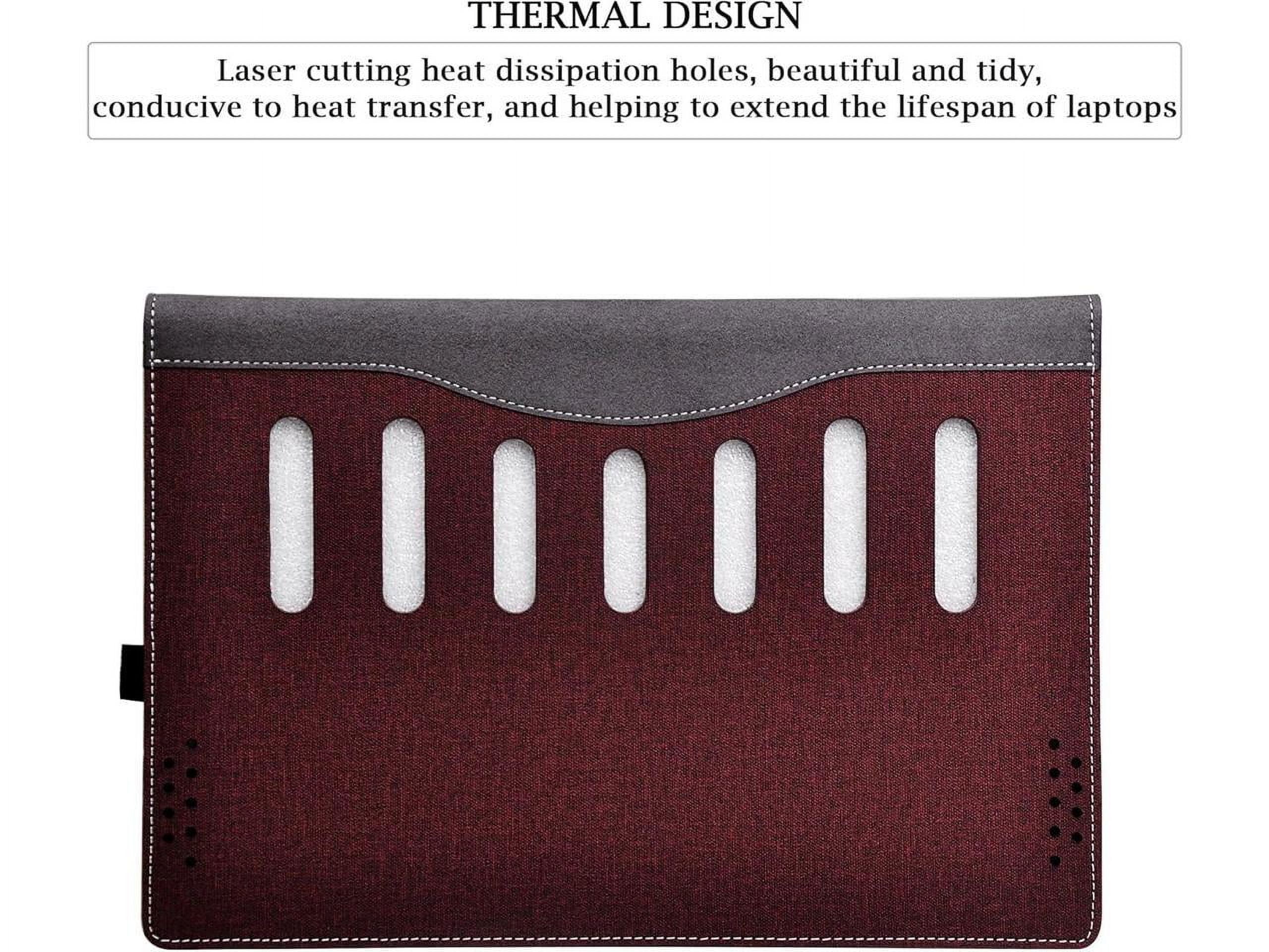 Laptop Case Cover for 14 inch HP Elitebook 645 G9 G10 & HP EliteBook 640 G9 G10 Sleeve,PU Leather Notebook PC Sleeve Protective Bag Accessory with Pencil Holder