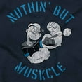 thumbnail image 2 of Popeye Sailor Nuthin But Muskcle Cool Men Big & Tall Graphic Hoodie Brisco Brands 5X, 2 of 3