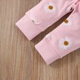 thumbnail image 5 of TOWED22 Toddler Infant Girls Fall Winter Clothing Outfits Cute Print 2 Piece Long Sleeve Graphic Tee and Elastic Waist Pants Clothes(Pink,6-12 M), 5 of 9